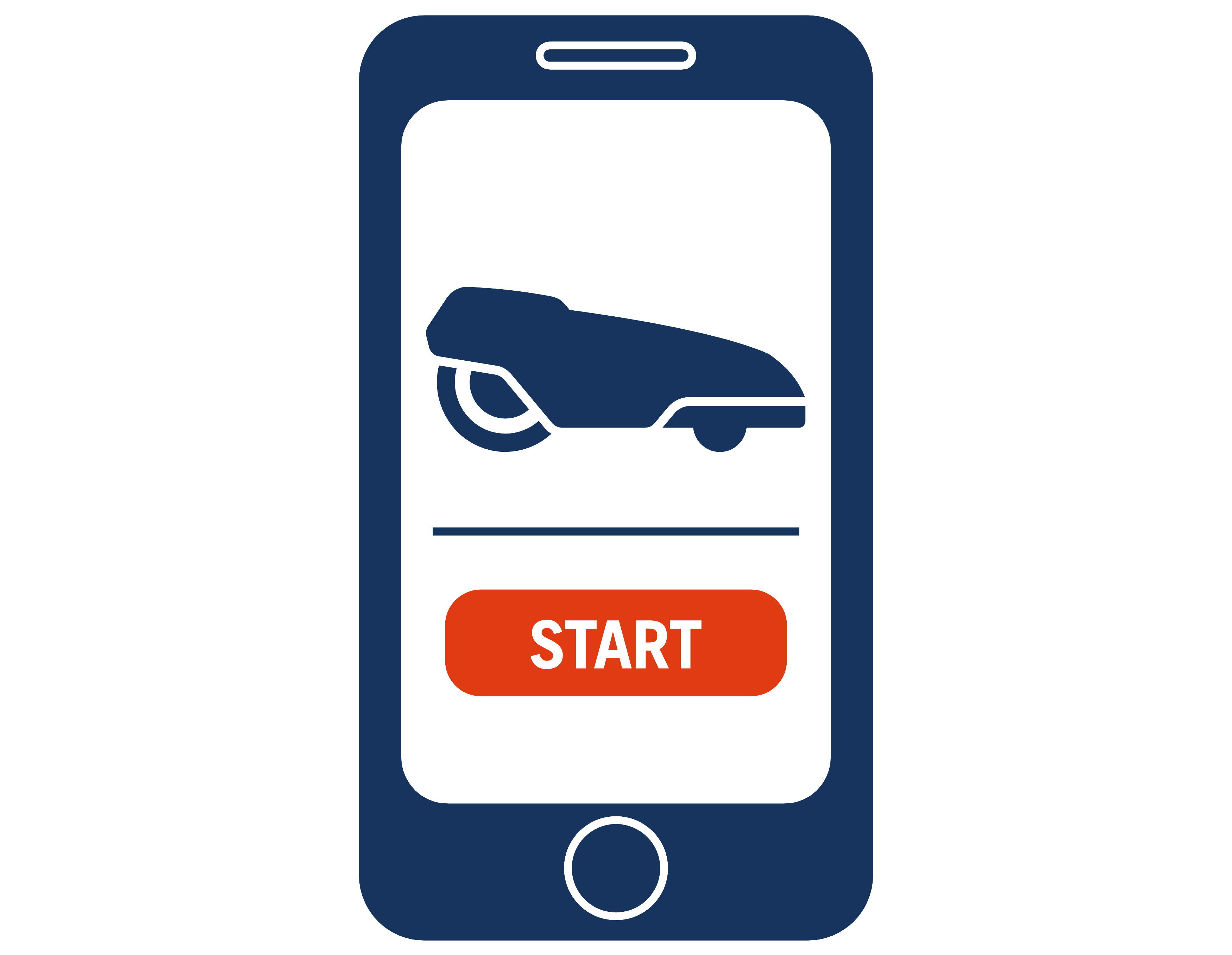 Remotely restart a stopped robotic mower via the mobile app, saving time and effort. This feature is handy in case of unplanned stops caused by unauthorised interference, allowing you to quickly resume mowing without physically visiting the mower. image